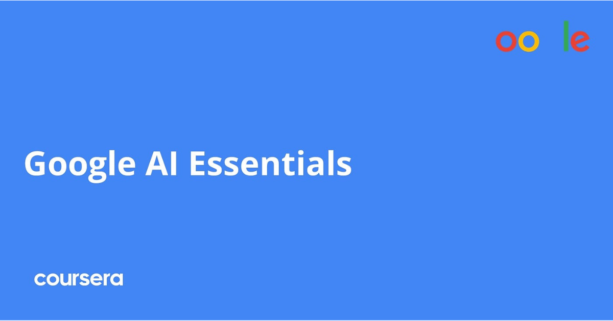 Boost Your Productivity with Google AI Essentials Online Course & Prompting